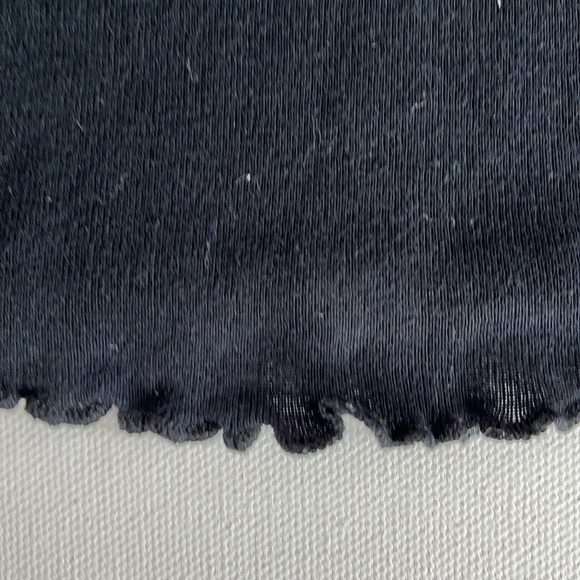 Crop Top by Topshop with Lettuce Hem - Picture 7 of 10